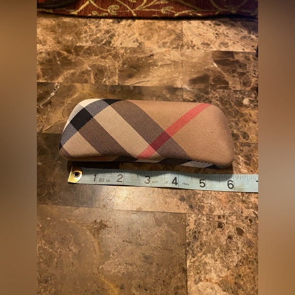 🇮🇹Burberry~Black/Plaid Signature Clear Eyeglasses with Fabric Clamshell Case - Picture 13 of 16